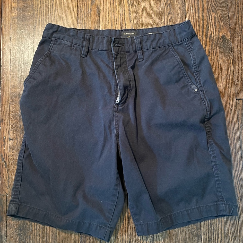 Quiksilver Black Regular Fit Shorts Size 30